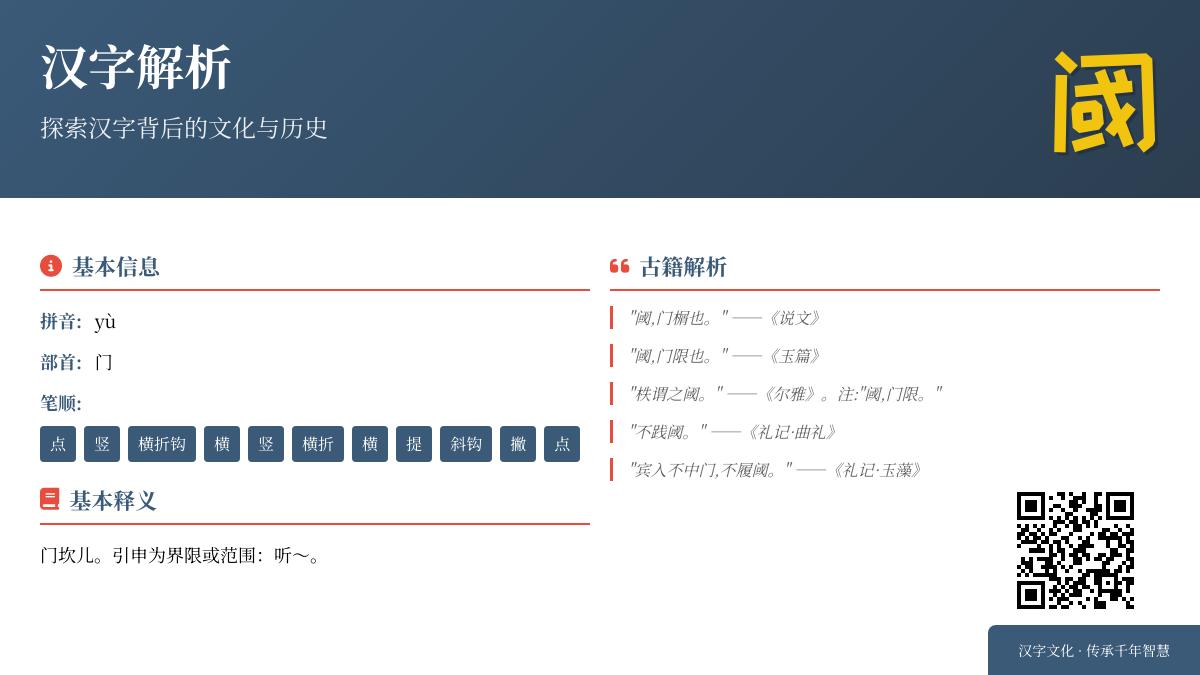 汉字”阈”的正确读音是什么 解析门槛到科学术语的11笔演变