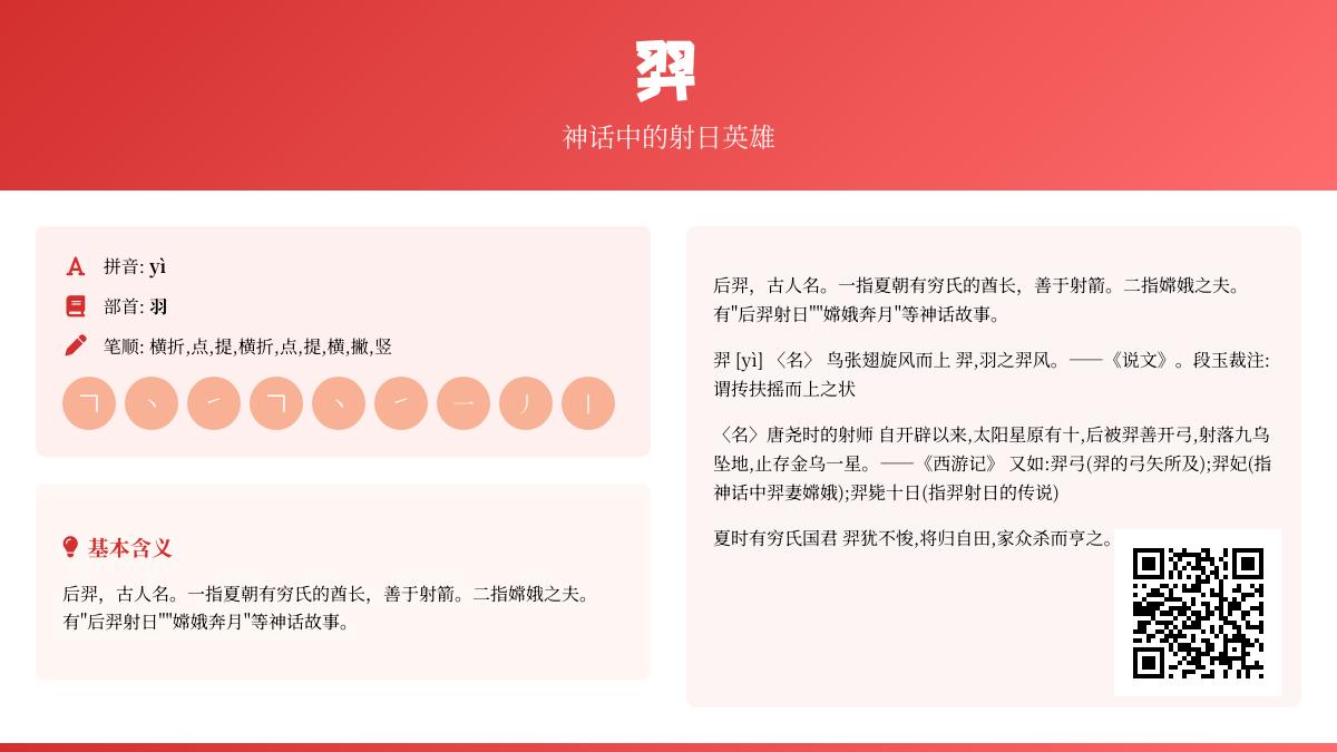 5个关键点掌握羿的正确读法、书写与神话故事
