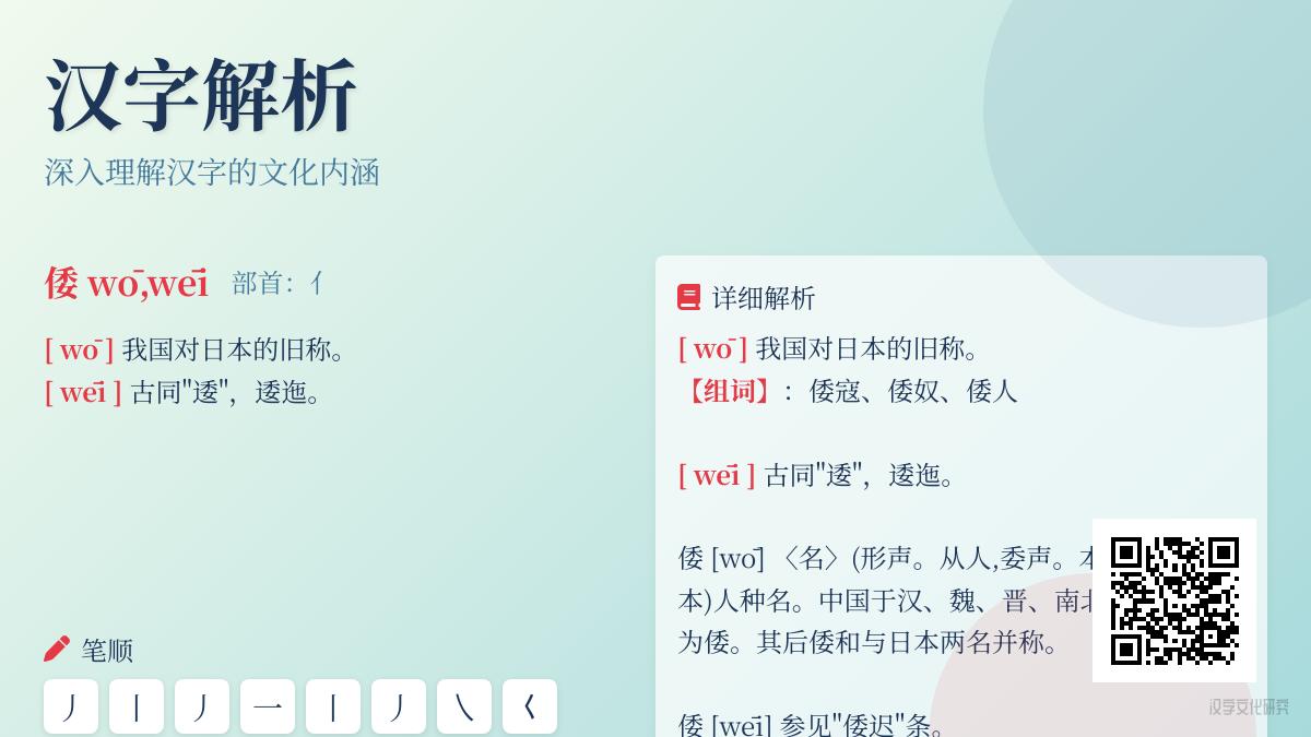 倭怎么读
