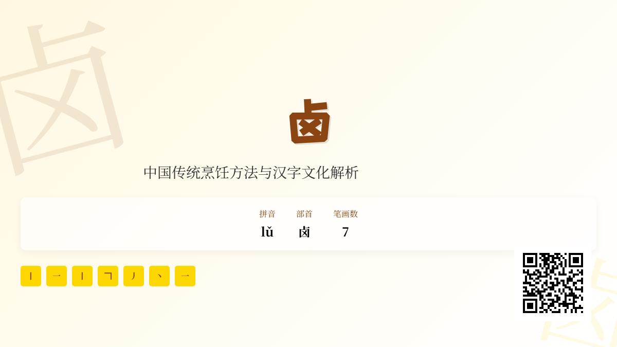 卤怎么读