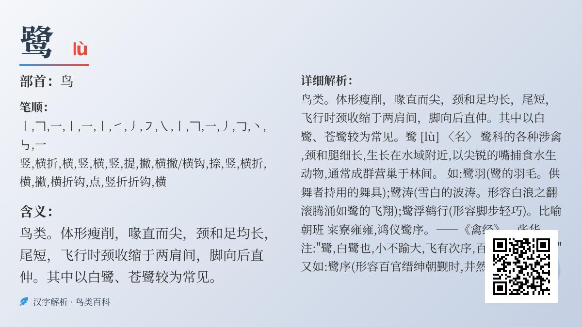鹭怎么读