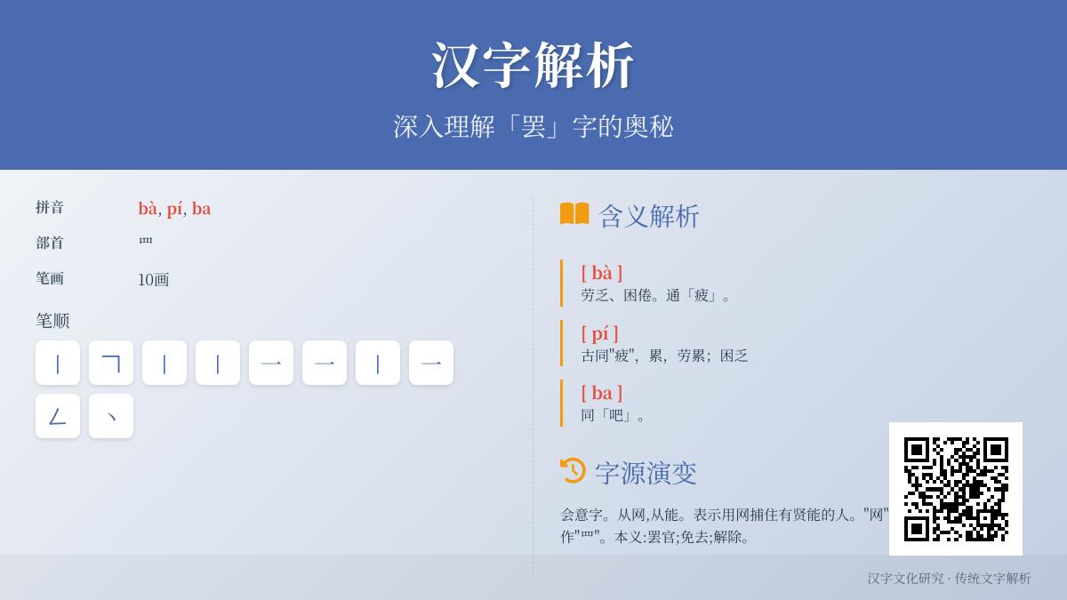 罢的拼音