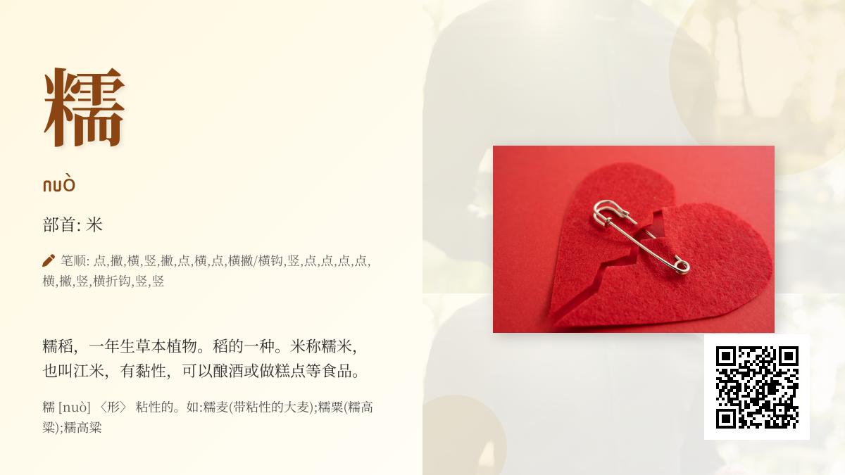 糯怎么读