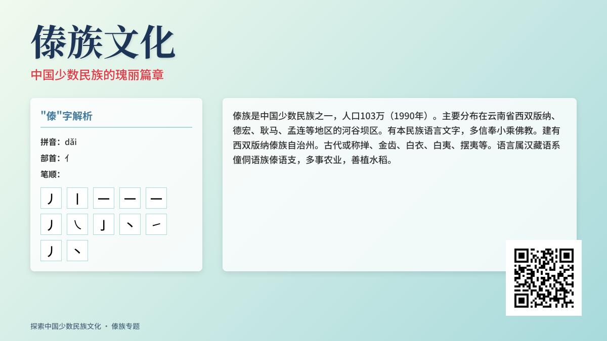 傣怎么读