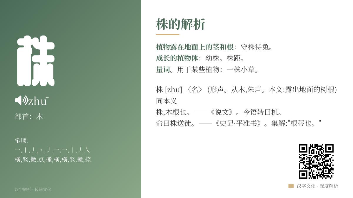 株的拼音