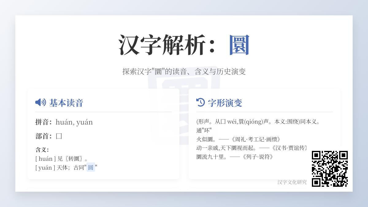 圜怎么读