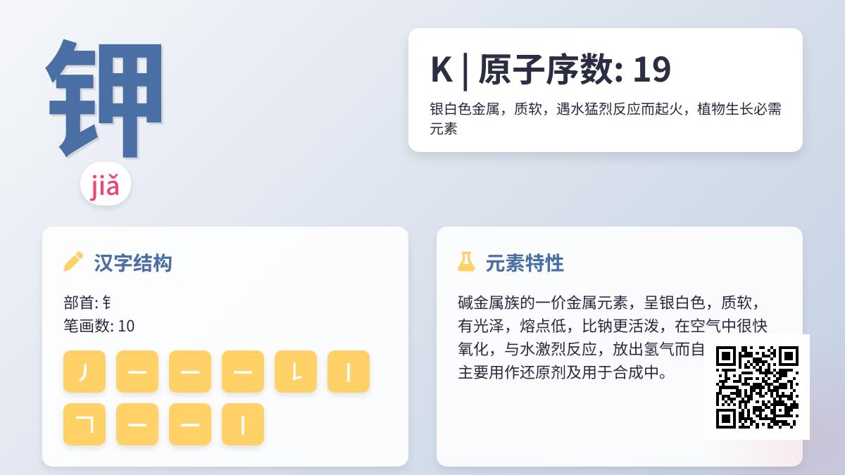 钾怎么读
