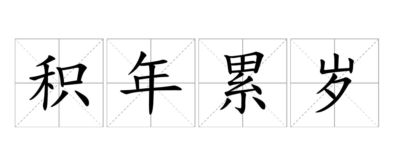 积年累岁是什么意思