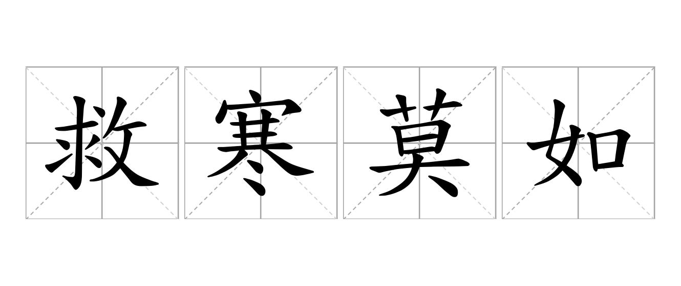 救寒莫如重裘是什么意思