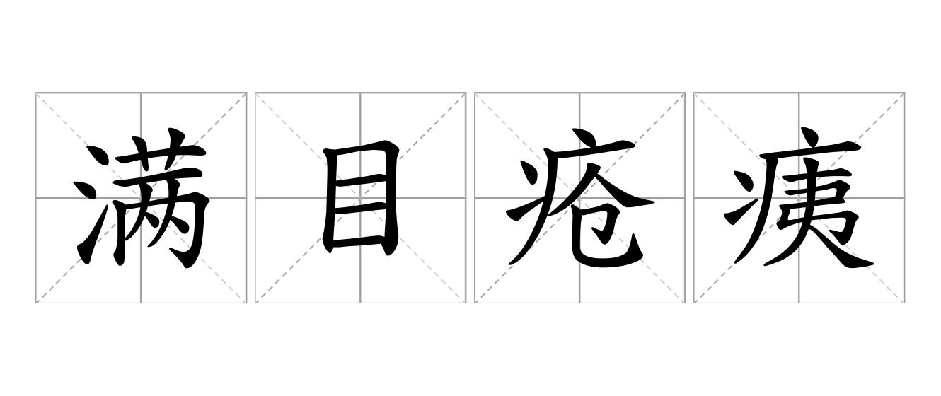 满目疮痍是什么意思