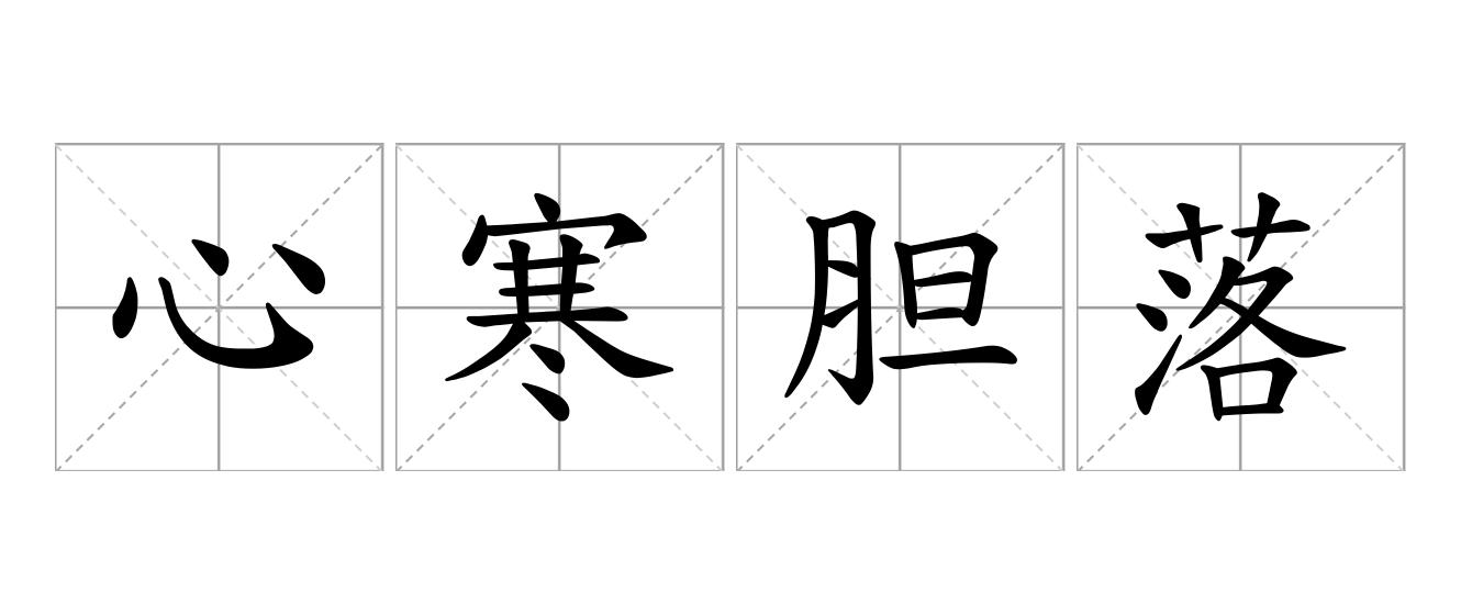心寒胆落是什么意思