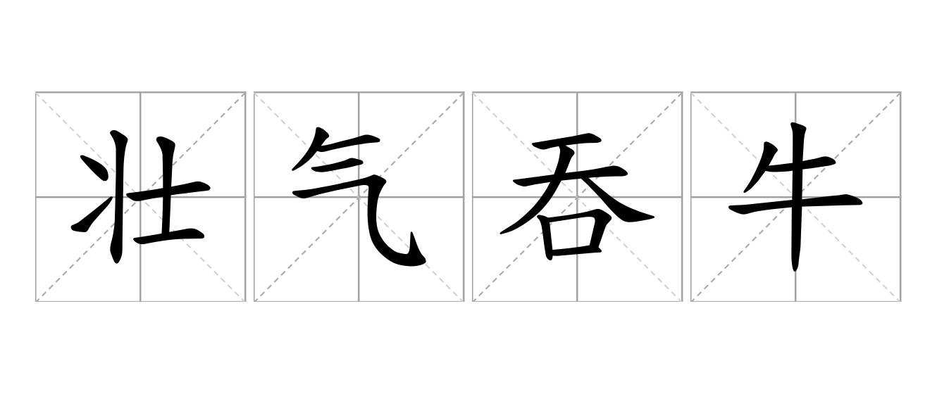 壮气吞牛是什么意思