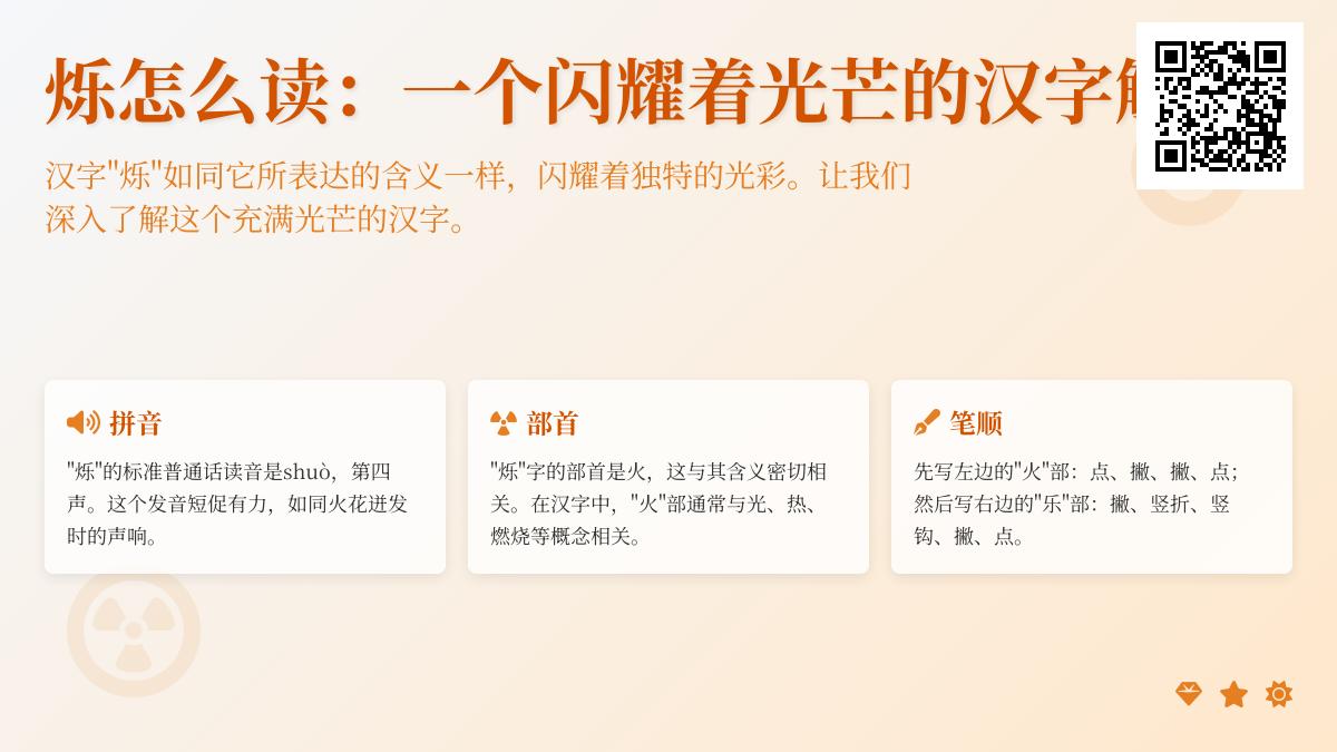 掌握汉字”烁”的正确读音shuò与5大用法解析