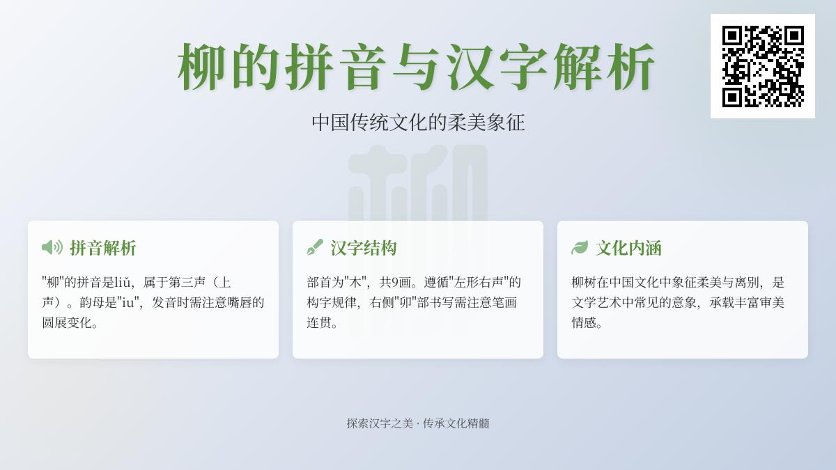 掌握”柳”字拼音liǔ的9笔正确写法与28宿文化内涵解析