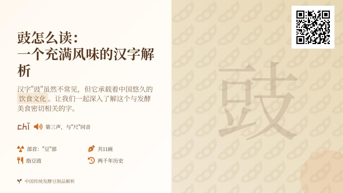豆豉的正确读音是什么 揭秘chǐ字的发音技巧与文化内涵