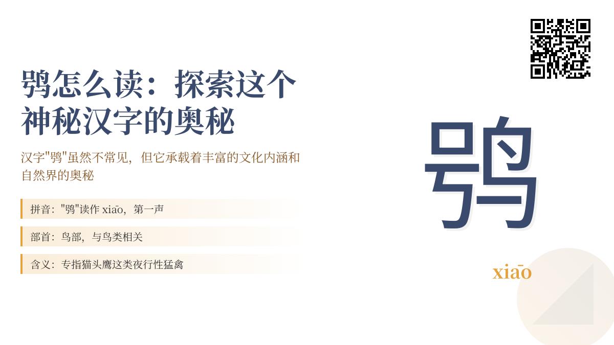 鸮怎么读xiāo 揭秘猫头鹰汉字的文化内涵与书写技巧