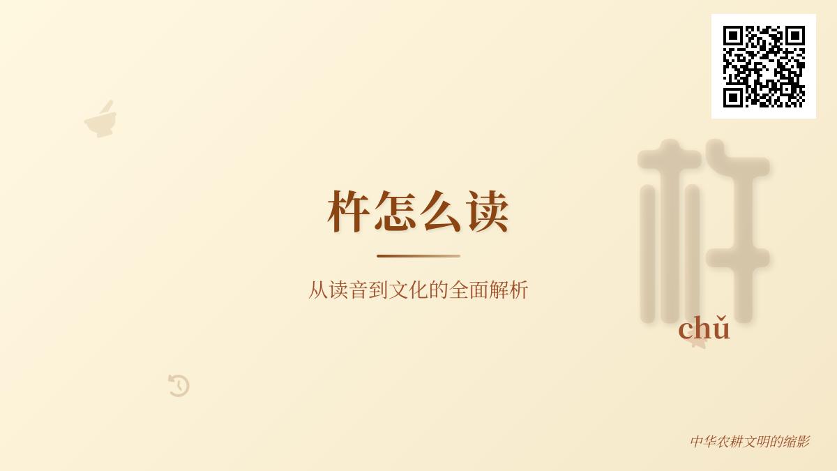 杵的正确读音是什么 从拼音笔顺到文化内涵的3个关键知识点