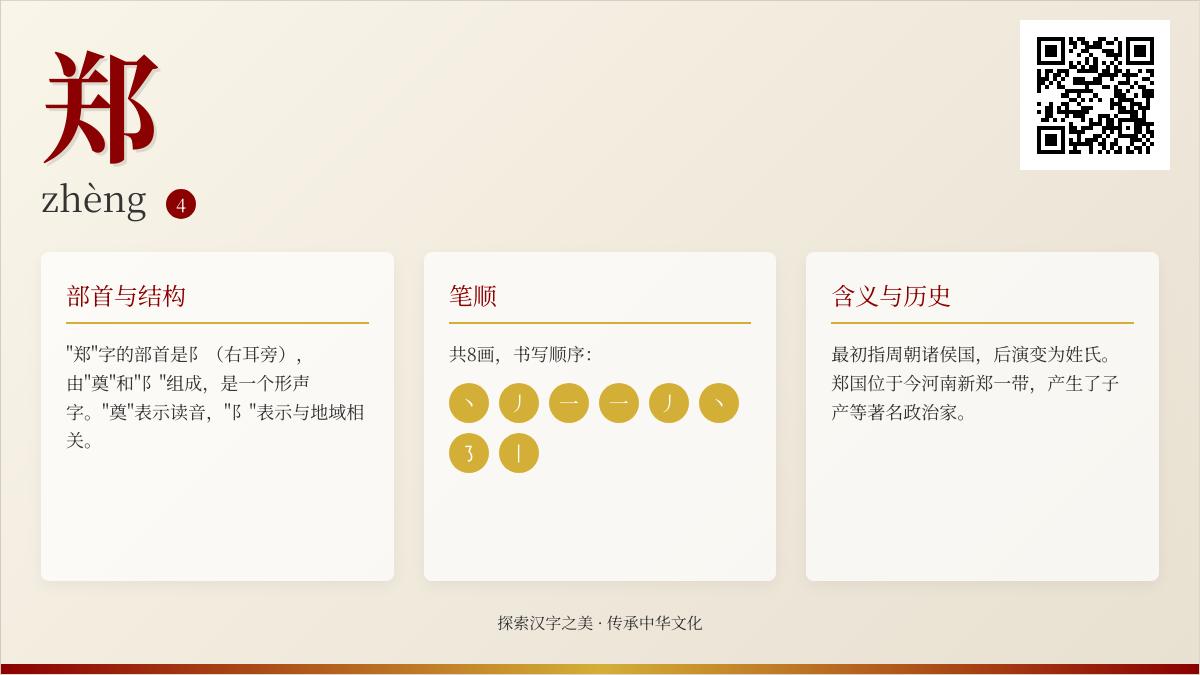 掌握郑字拼音zhèng的8个关键知识点 从笔顺到成语全解析