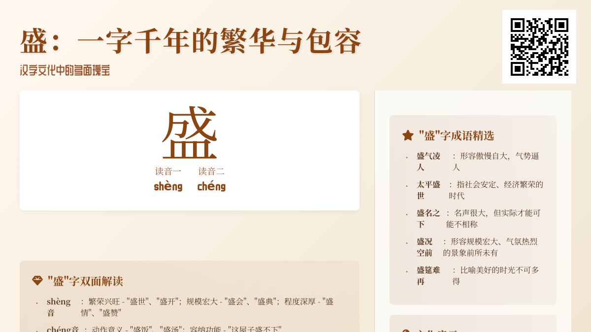 掌握盛字双读音shèng和chéng的11笔写法与千年文化内涵