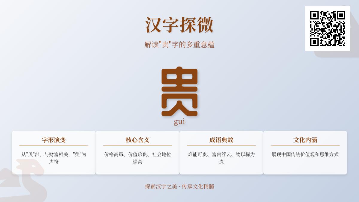 掌握汉字”贵”的拼音、笔顺、含义及成语用法 全面解析贵字的多重意蕴