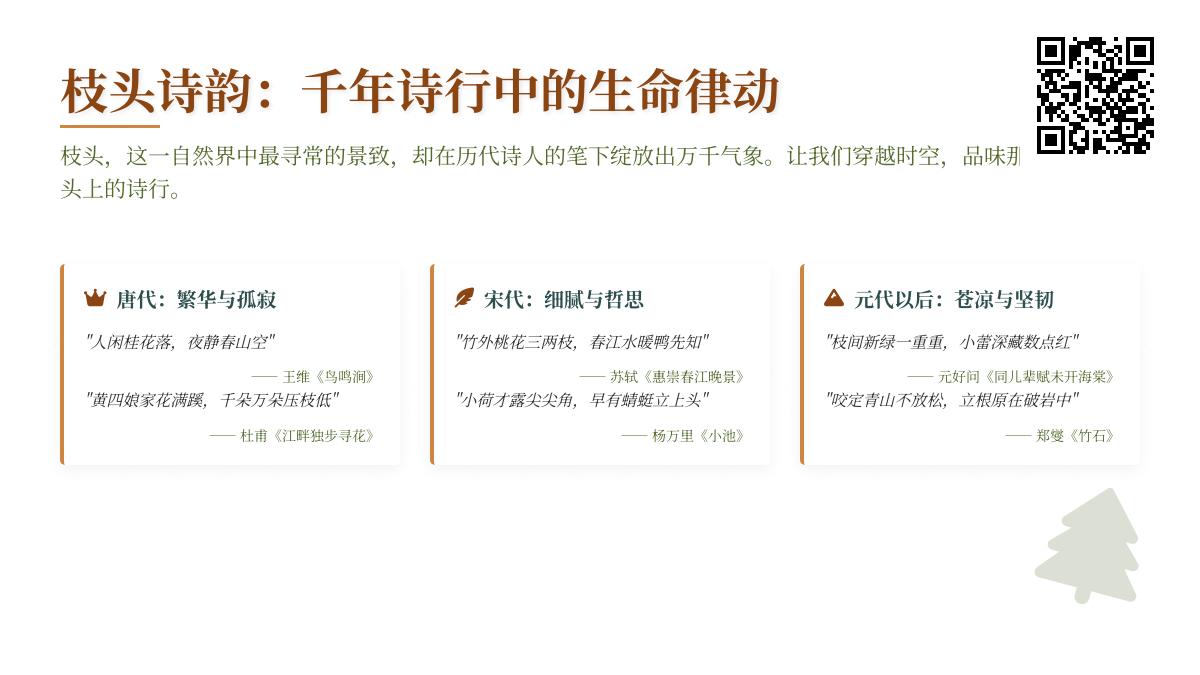 10首关于枝头的经典诗词 感受千年诗行中的生命律动与四季变迁