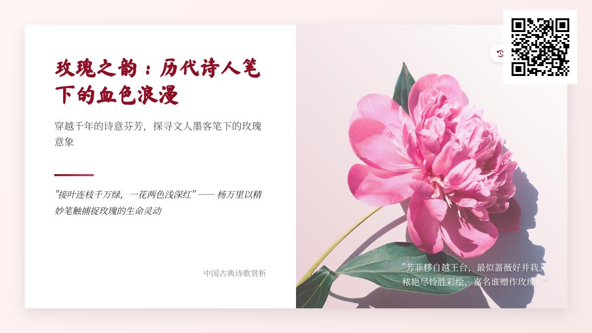 历代诗人如何用诗词描绘玫瑰的万千风情 关于玫瑰的经典诗句与血色浪漫解析
