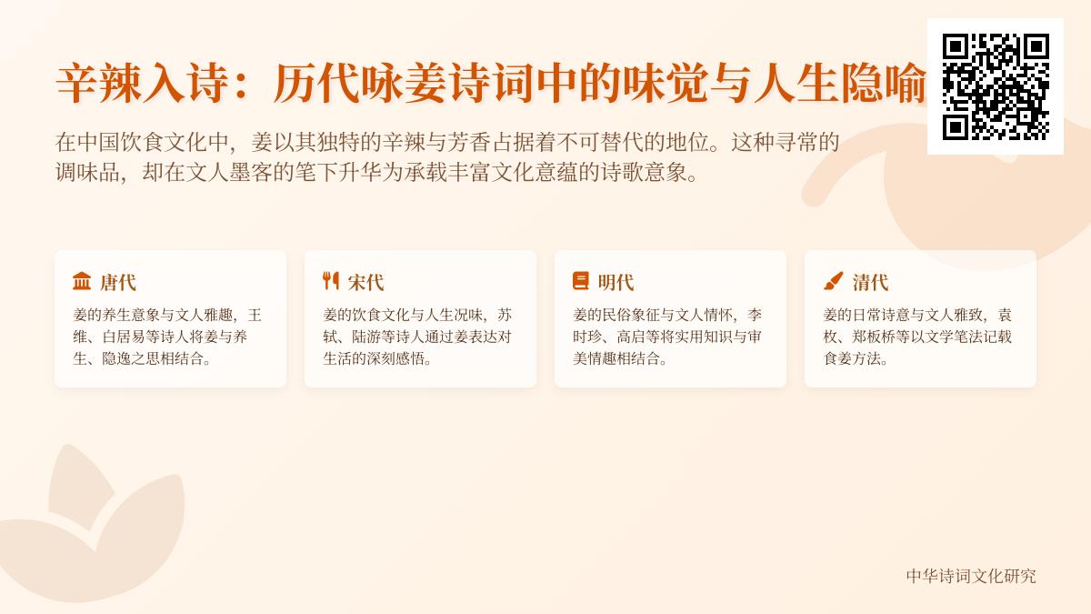 历代咏姜诗词赏析 从养生雅趣到人生况味的辛辣隐喻