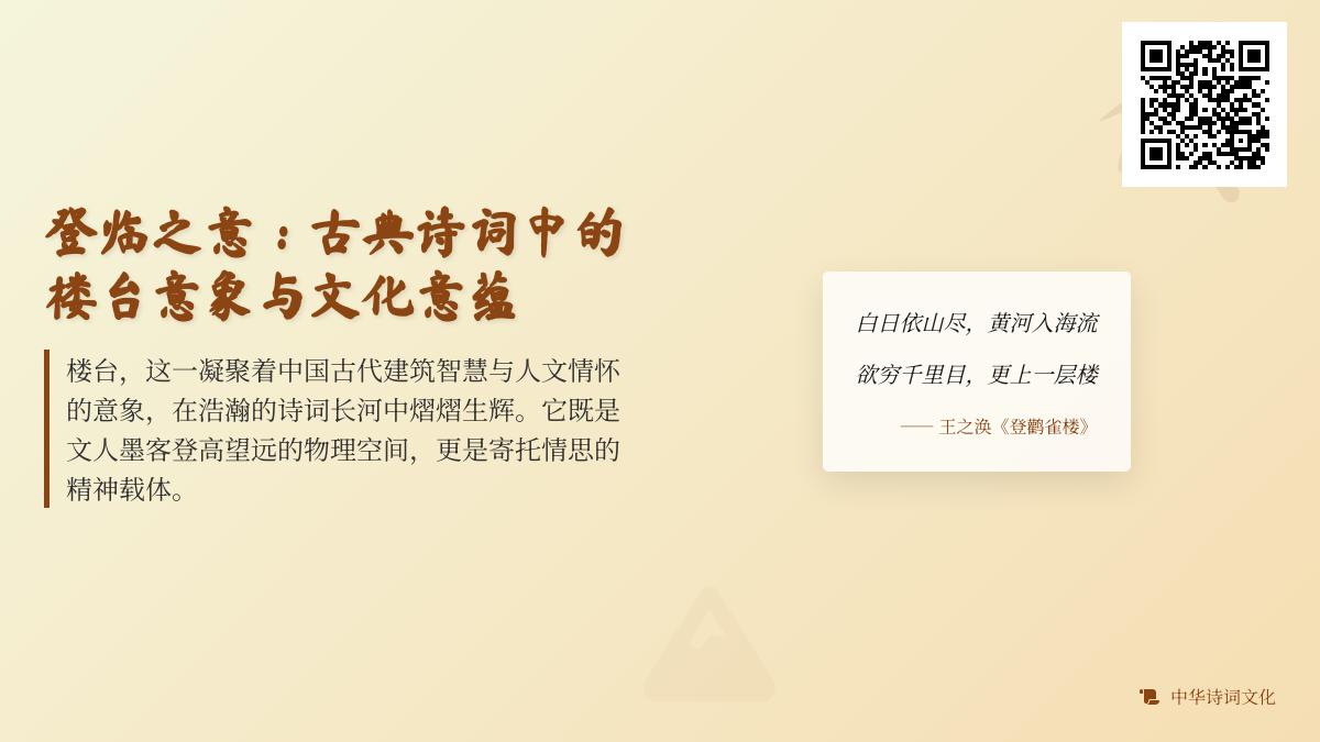 10首关于楼台的经典诗词 探索登高望远中的文化意蕴与文人情怀