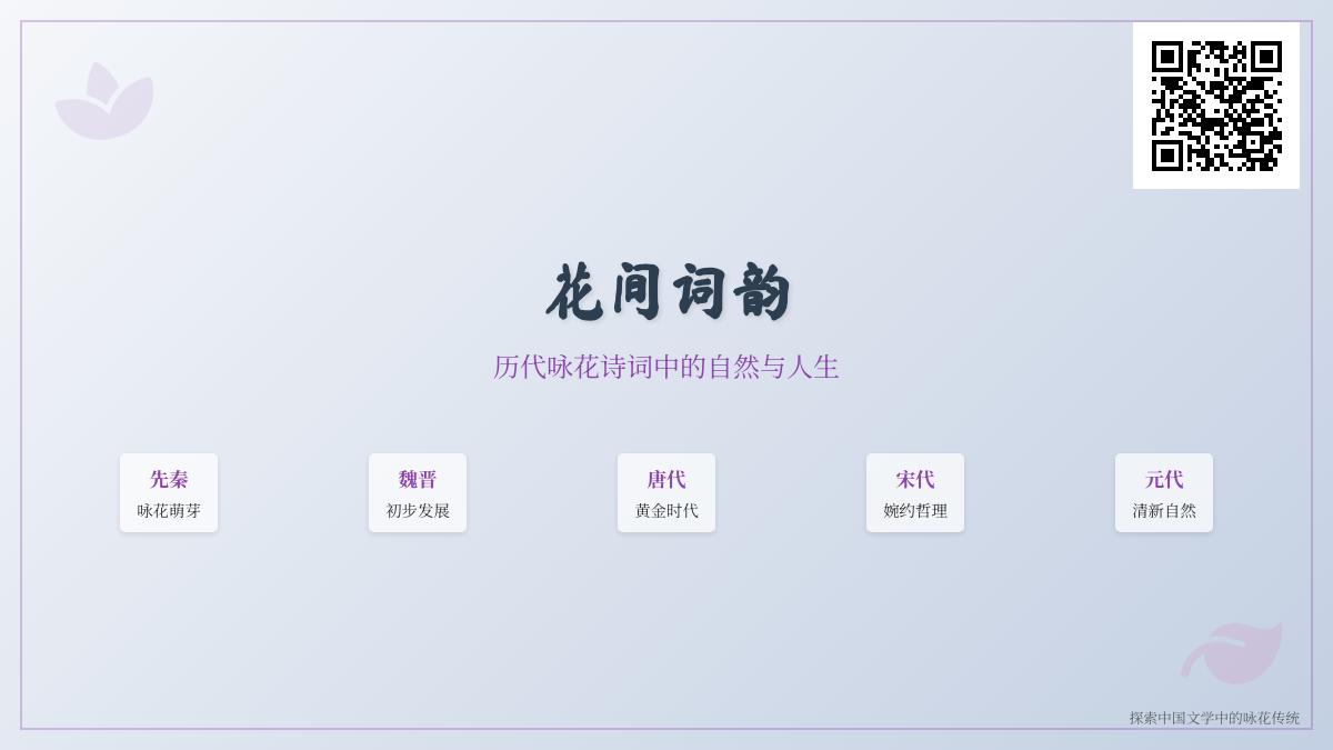历代咏花诗词精选 50首关于花卉的经典诗作与人生哲理赏析