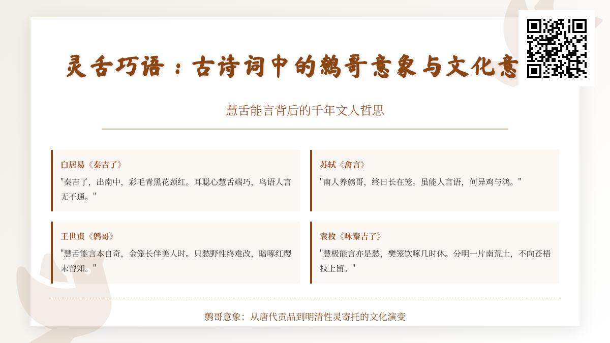 5首关于鹩哥的古诗词赏析 探寻能言鸟在诗词中的文化意蕴与自由哲思