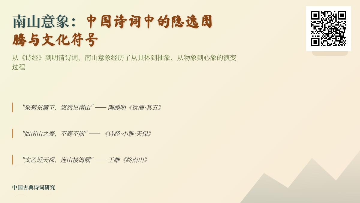 中国诗词中的南山意象解析 探寻隐逸文化与长寿象征的10首经典诗作