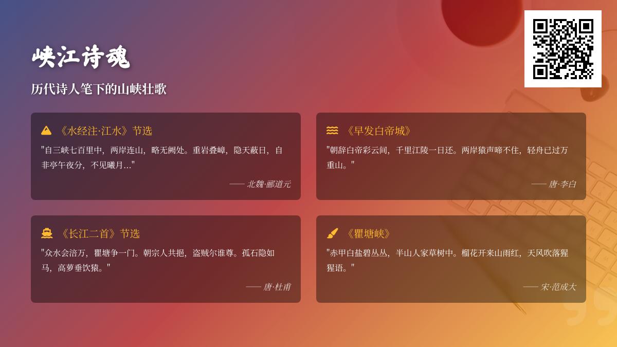 历代诗人如何描写三峡壮景 10首经典诗词展现长江三峡的雄奇与诗魂