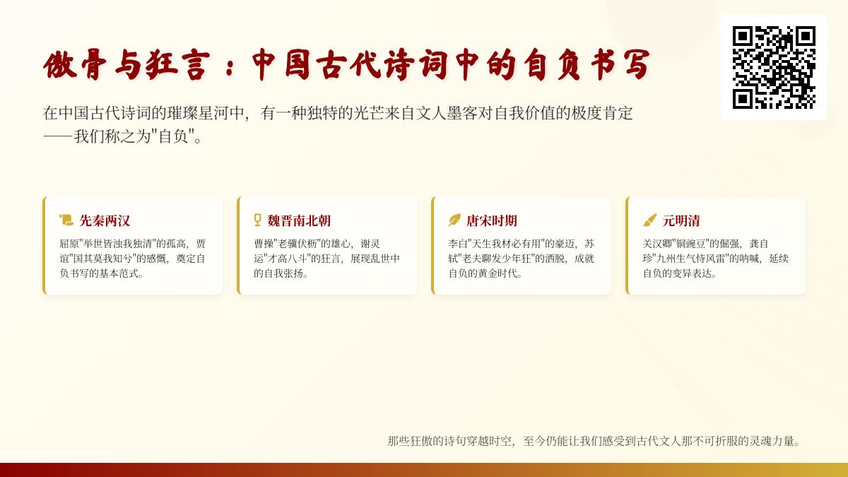 中国古代诗词中10位文人的傲骨狂言 关于自负精神的经典诗句赏析