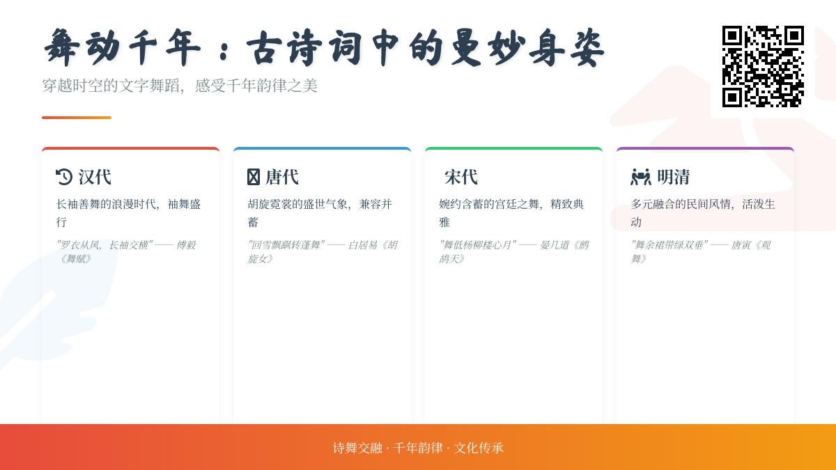 中国古代诗词中的舞蹈描写赏析 从汉代长袖舞到唐代胡旋舞的10首经典诗词