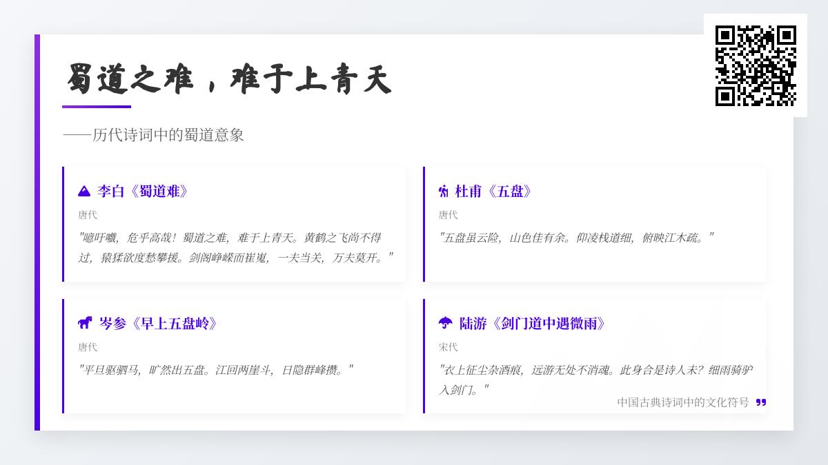 描写蜀道的诗词