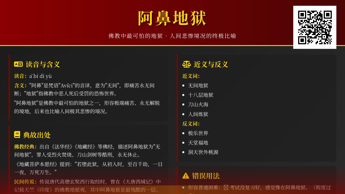 阿鼻地狱是什么 佛教无间地狱的含义与10个真实例句解析