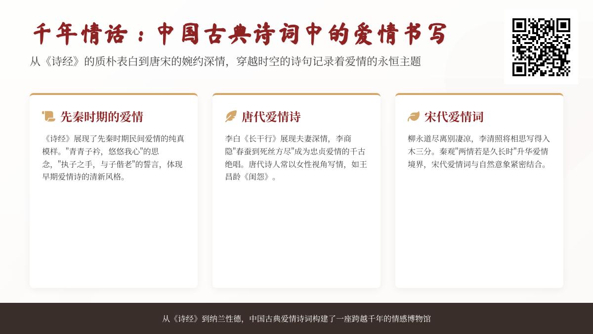 中国古典诗词中的爱情名句赏析 从诗经到清代的千年情话与相思意象