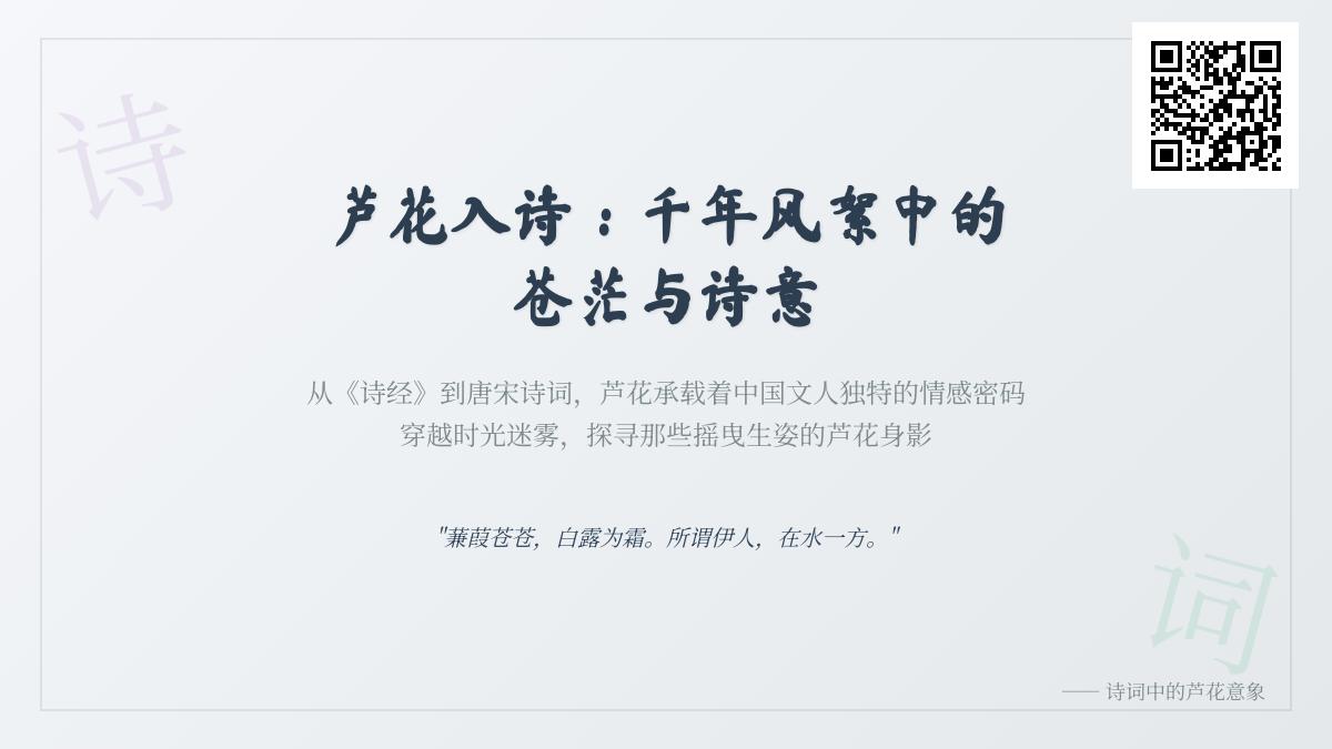 古诗词中芦花的千年意象 关于芦花的经典诗句赏析