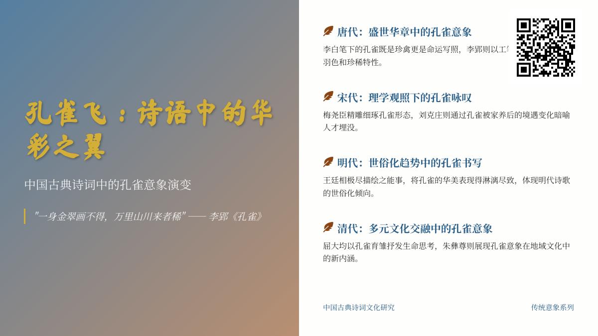 历代诗人笔下的孔雀意象 10首关于孔雀飞的诗与深层文化解读