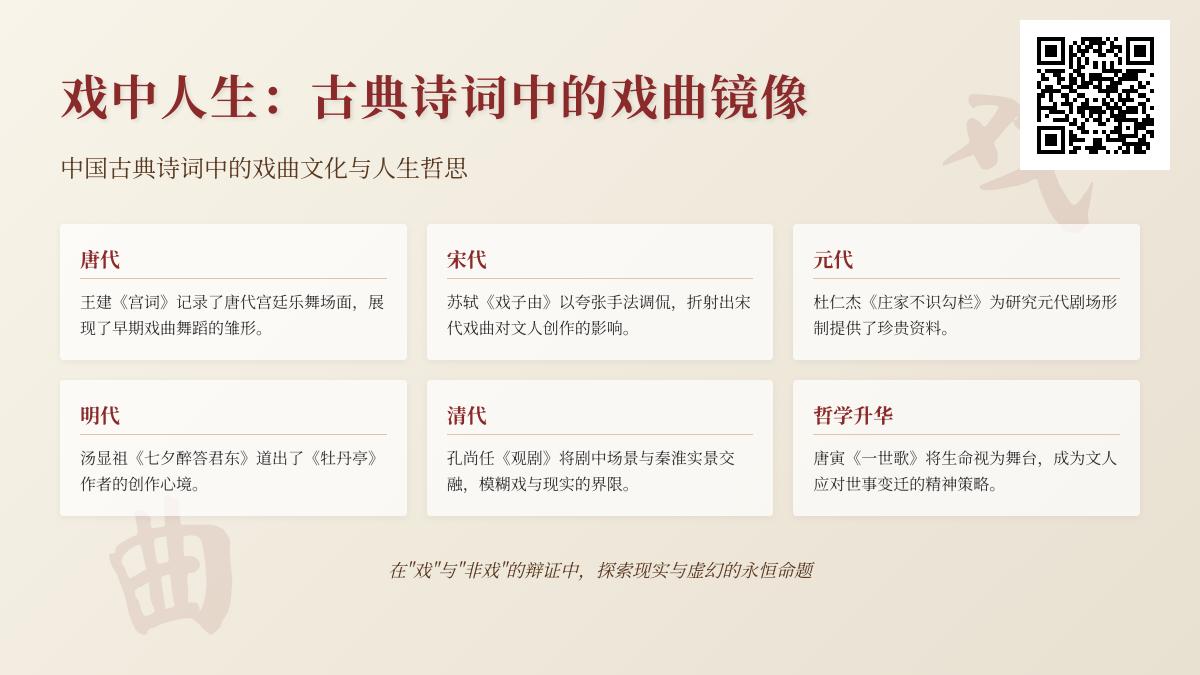 10首关于戏曲的古典诗词赏析 从唐诗到清诗看戏如人生的哲理