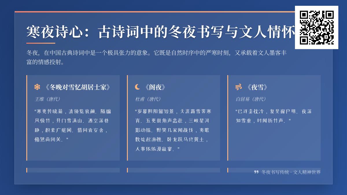 10首描写冬夜的古诗词赏析 感受文人墨客笔下的寒夜情怀与诗意