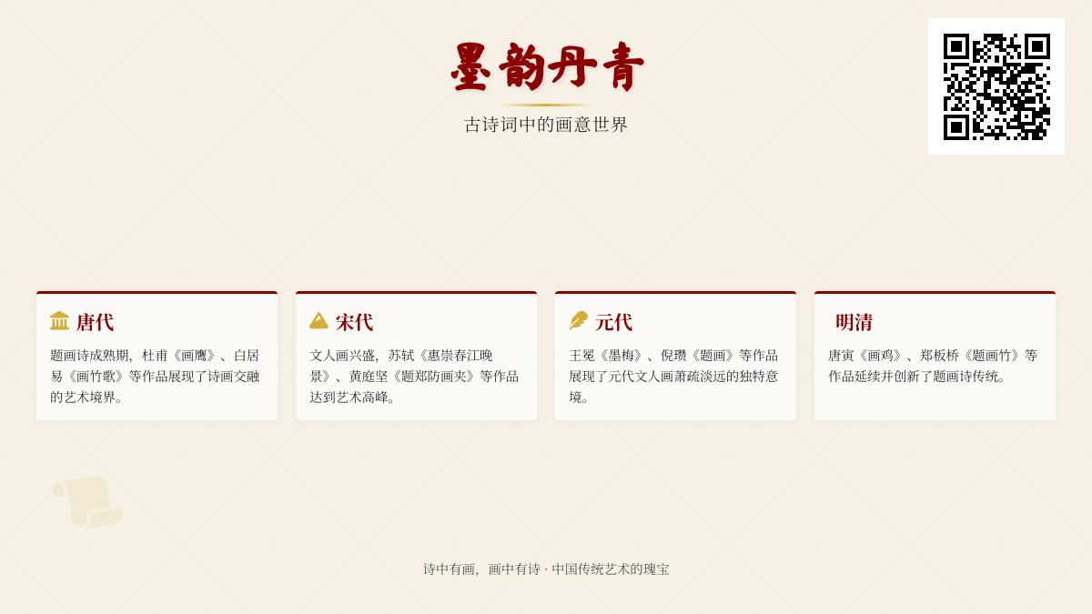 探寻古诗词中的画意世界 10首描写绘画的经典诗词赏析