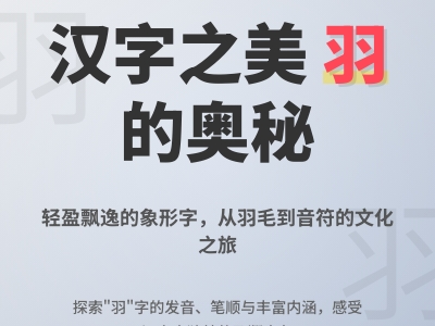 羽怎么读 掌握yǔ的正确发音及5个常用成语解析